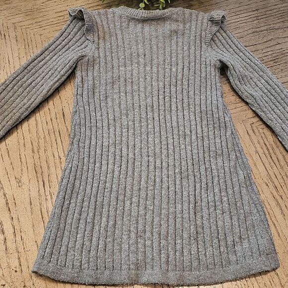 Okie Dokie Gray Knit Sweater Dress 4T - Picture 7 of 8